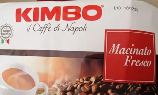 Caffé Kimbo Macinato fresco front packaging