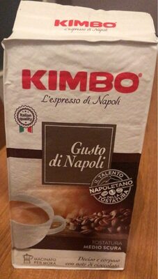 Kimbo l’espresso di Napoli front packaging