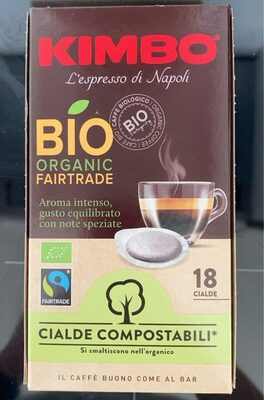 Kimbo Bio Organic Fairtrade Cialde Compostabili