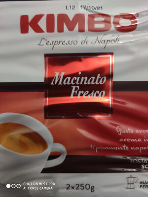 Kimbo 2 X 250 M Fresco front packaging