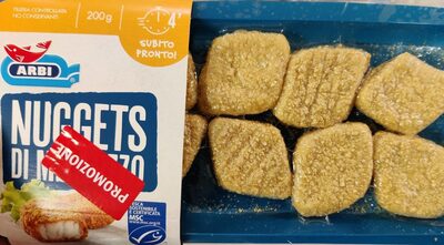 Nuggets di merluzzo front packaging