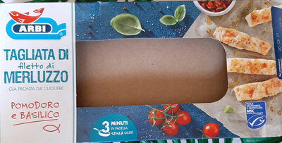 Tagliata di filetto di merluzzo