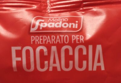 Preparato per Focaccia front packaging