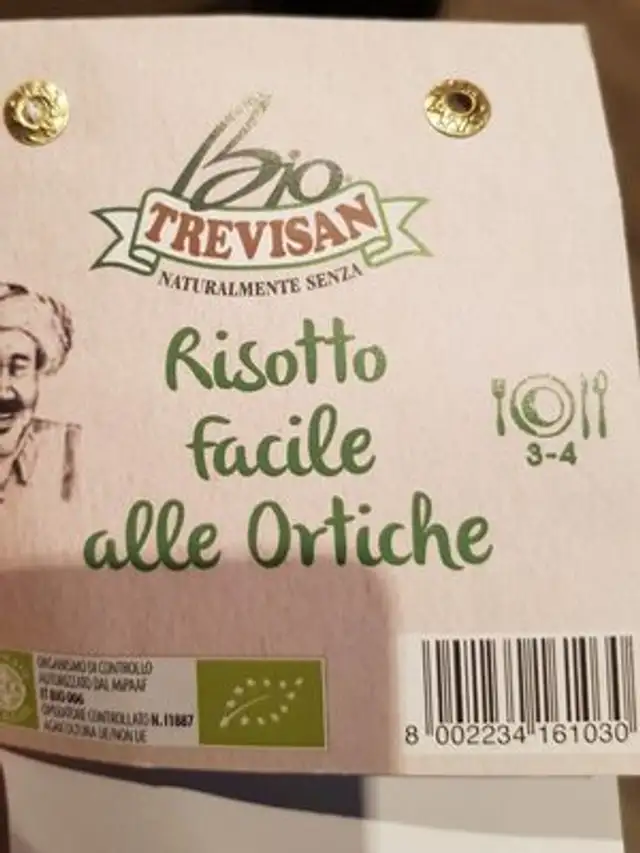 Risotto facile alle ortiche front packaging