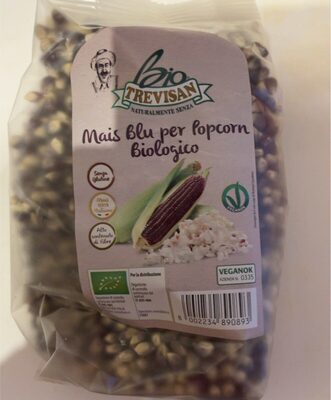 Mais blu per popcorn biologico