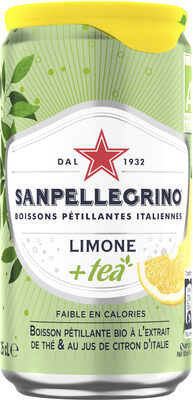 SANPELLEGRINO+Tea BIOà l'extrait de théetaujusde citron d'Italie6x25cl