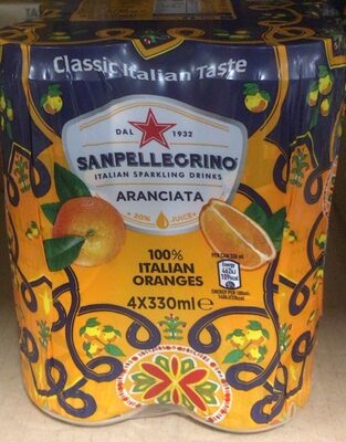 Italian orange front packaging