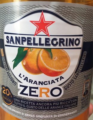 Sanpellegrino aranciata front packaging