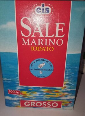 Sale marino iodato front packaging