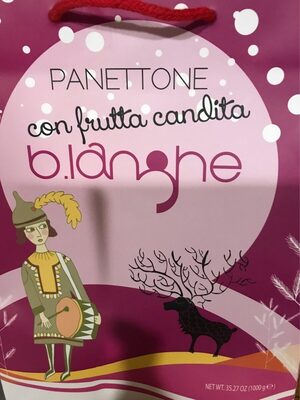 Panettone fruits confits front packaging