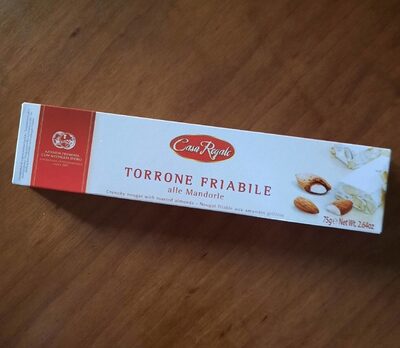Torrone friabile alle mandorle