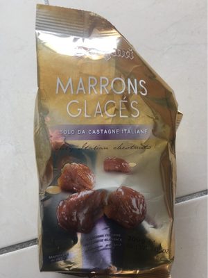 Marrons glacés front packaging