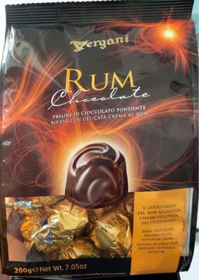 Rum Chocolate front packaging