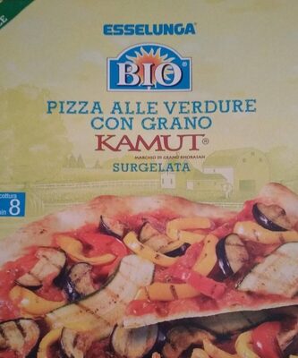 Pizza alle verdure con grano Kamut