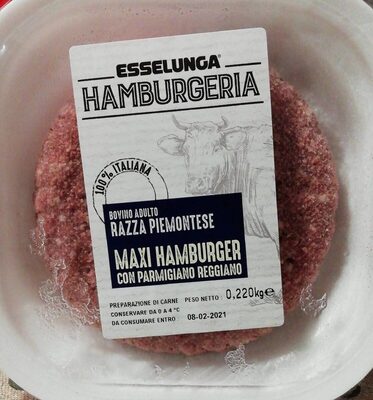 Maxi hamburger di razza piemontese