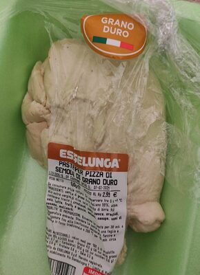Pasta per pizza di semola di grano duro front packaging