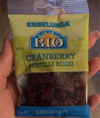 mirtilli rossi essiccati