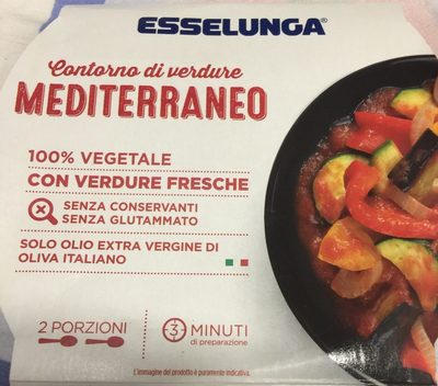 Contorno di verdure Mediterraneo