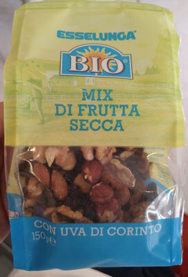 mix di frutta secca front packaging