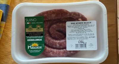 Suino naturama salsiccia front packaging