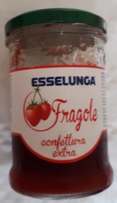 Esselunga confettura extra di fragole front packaging