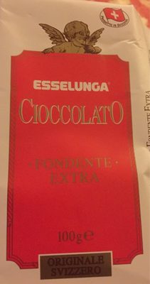 Cioccolato fondente front packaging