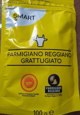 Parmigiano reggiano grattugiato front packaging