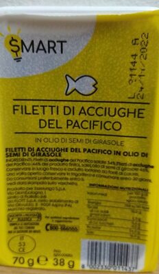 Filetti di acciughe del Pacifico