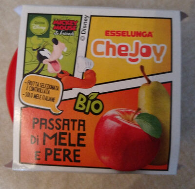 passata di mele e pere front packaging
