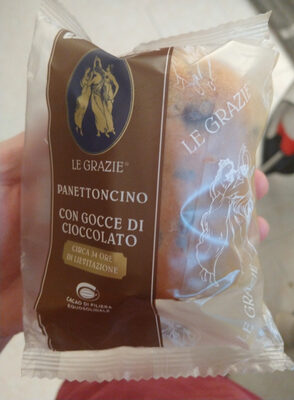 Panettoncino con gocce di cioccolato