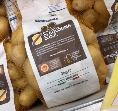 Patate di bologna dop front packaging