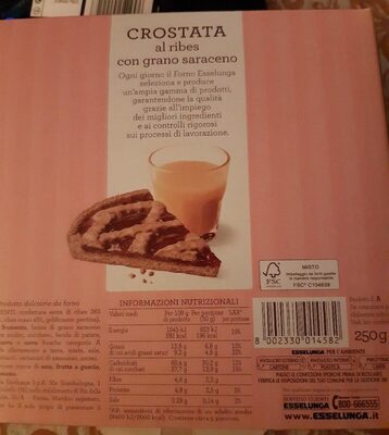 Crostata al ribes con grano saraceno