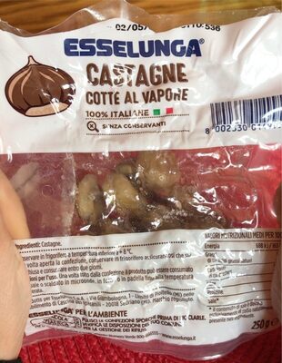 Castagne cotte al vapore