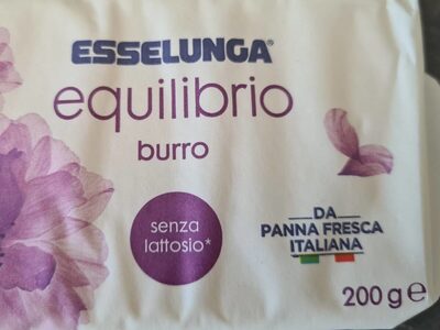 Burro senza lattosio esselunga