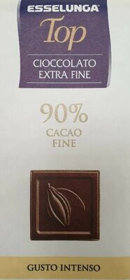 Cioccolato extra fondente front packaging