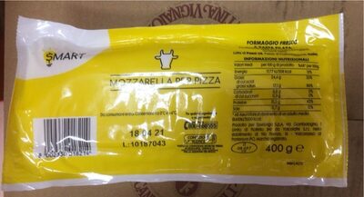 Mozzarella pizza front packaging