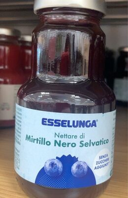 Mirtillo nero selvatico front packaging