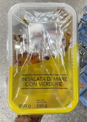 Insalata di mare con verdure