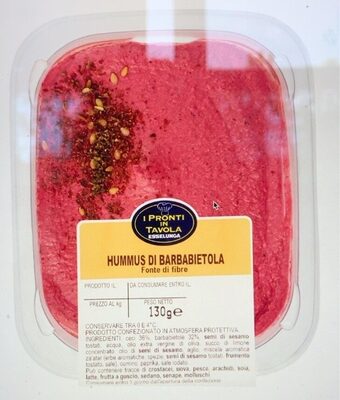Hummus di barbabietola