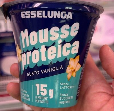 Mousse proteica gusto vaniglia