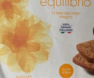 Equilibrio fette biscottate integrali