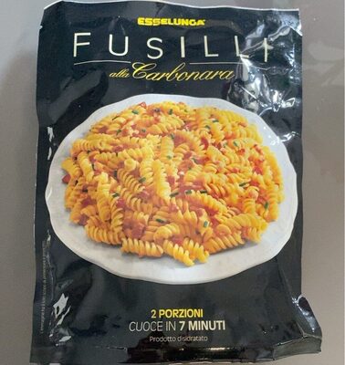 Fusilli alla carbonara