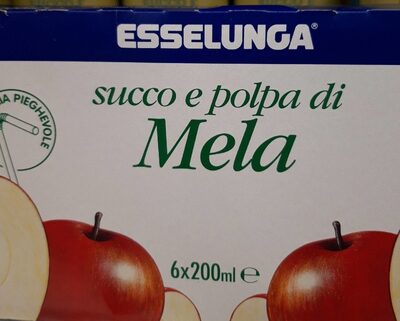 Succo e polpa di mela