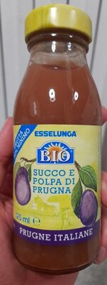 Succo e polpa di prugna front packaging