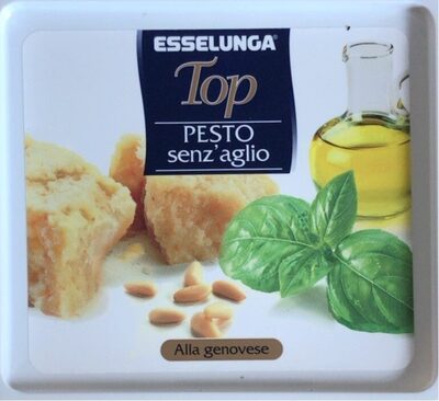Top, pesto senz'aglio front packaging