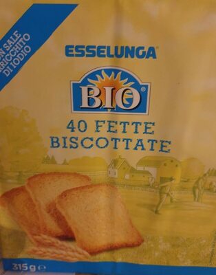 Fette biscottate esselunga bio front packaging