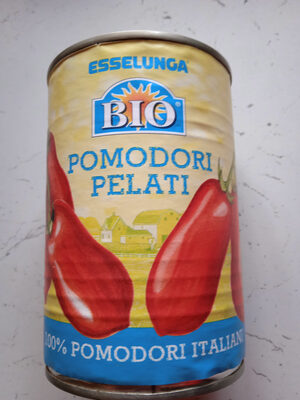 pomodori pelati front packaging