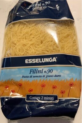 Pasta di semola filini n.90 front packaging