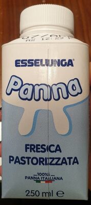 Panna fresca pastorizzata