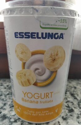 Yogurt banana frullata intero